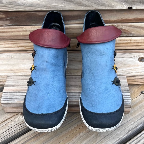 Rieker Liv Blue Ankle Zip Boot! EUC! - Picture 6 of 16